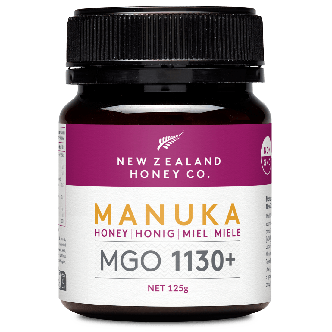 Manuka Honig MGO 1130+ 125g Glas – New Zealand Honey Co.