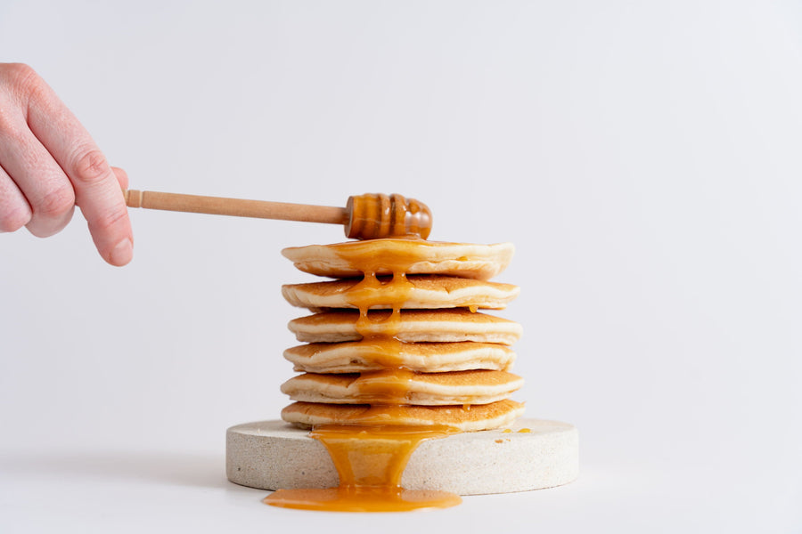 Fluffige Pancakes mit Manuka-Honig | Einfaches Rezept