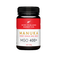 Manuka Honig MGO 400+ – Produktglas mit EU/DE konformem Etikett