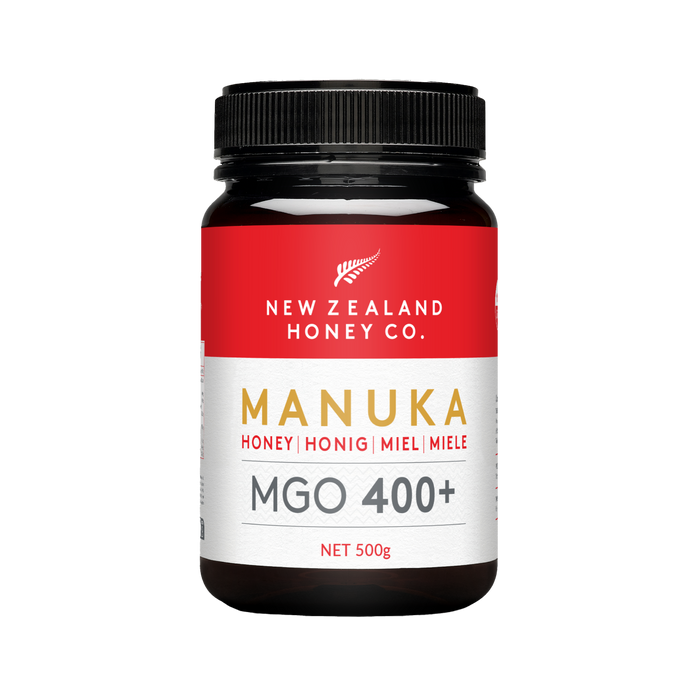 MGO 400+ · 500 g Glas