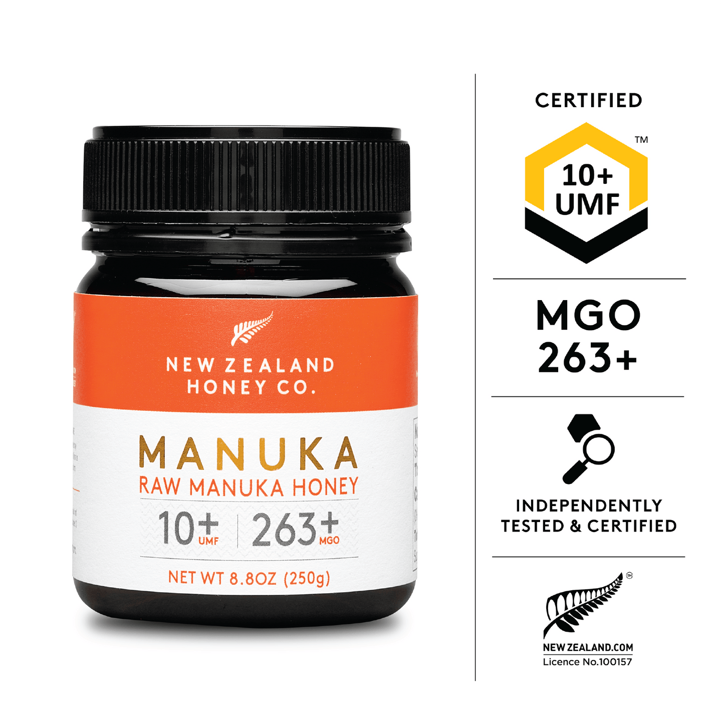 Manuka Honig UMF™ 10+ | MGO 263+ - New Zealand Honey Co. DE