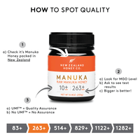 Manuka Honig UMF™ 10+ | MGO 263+ - New Zealand Honey Co. DE