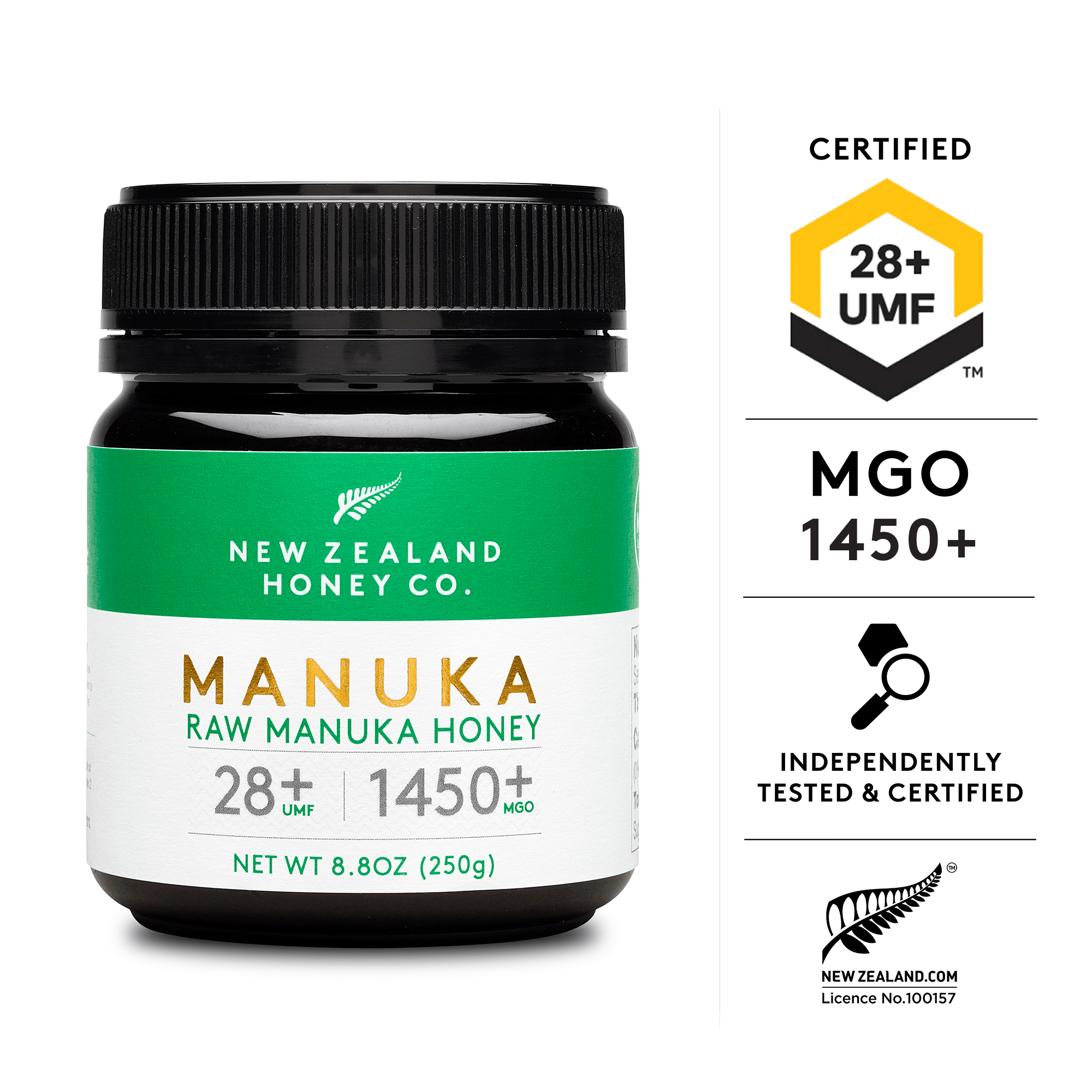 Manuka Honig UMF™ 28+ | MGO 1450+ - New Zealand Honey Co. DE